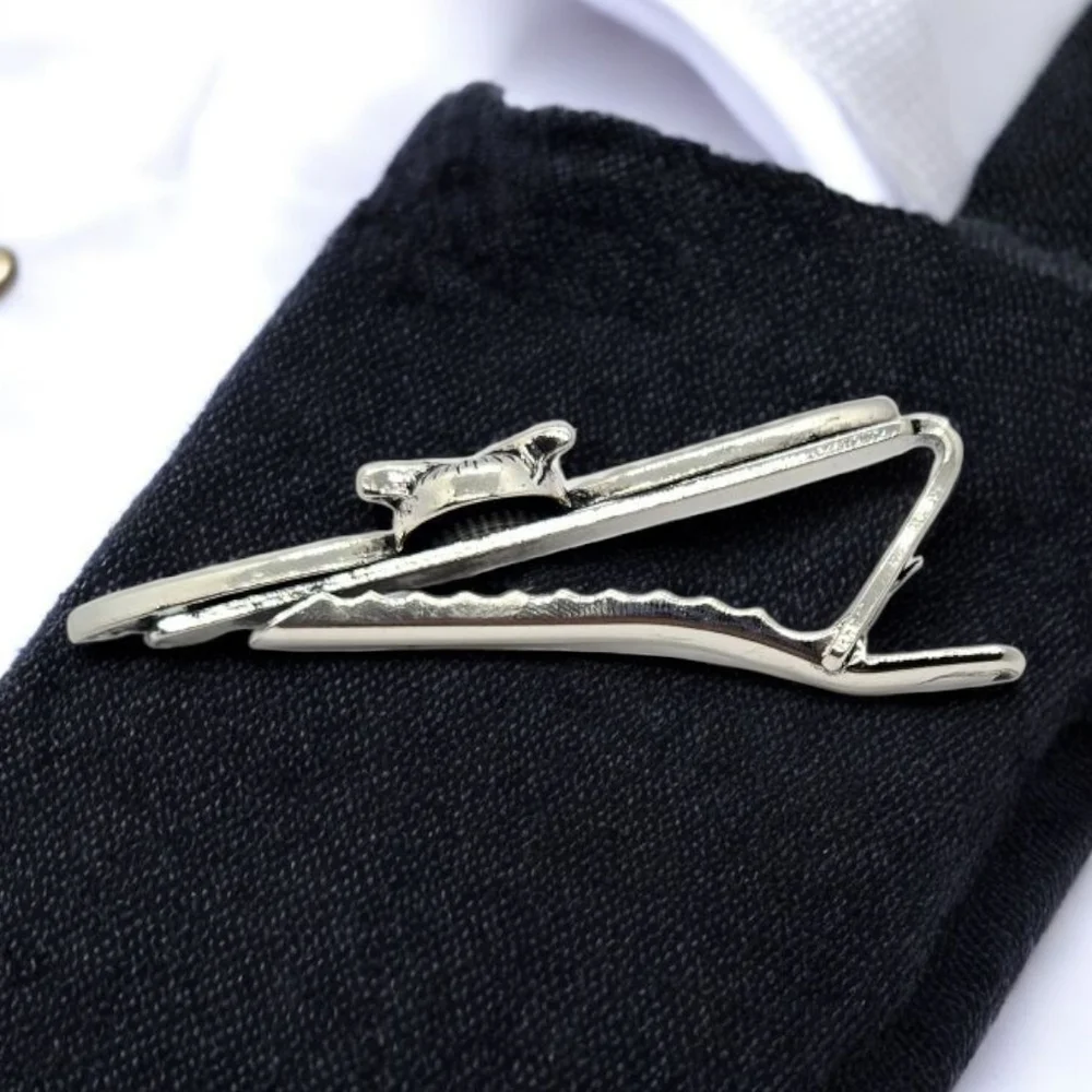 Silver Owl Tie Bar Clip • Formal Tux Groom Wedding Professional Accessory NWT